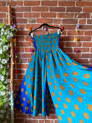 Festival Drift Recycled Sari Palazzo Pants - Fair Trade Made