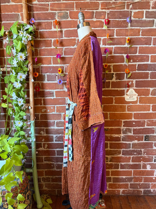 Riverstone Kantha Robe Kimono - Fair Trade Made