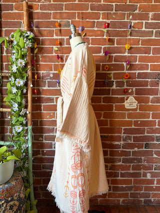 Eye+Moon 100% Cotton Kimono Robe  - Fair Trade Made