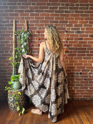 Delphia Recycled Sari Dress w/ Pockets