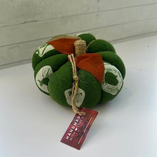 Recycled Saree Pumpkin -Large Item: P46