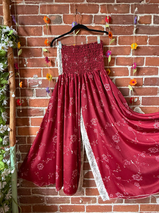 Festival Drift Recycled Sari Palazzo Pants - Fair Trade Made