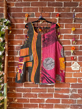 Bohemian Journey Kantha Tank - Fair Trade Made