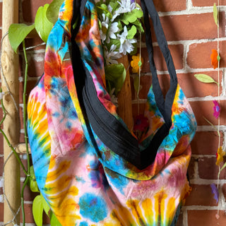 Mystery Color Tie Dye Cotton Duffle / Shoulder Bag - Fair Trade Made