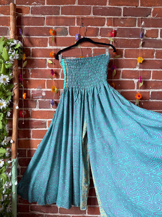 Festival Drift Recycled Sari Palazzo Pants - Fair Trade Made