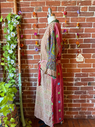 Riverstone Kantha Robe Kimono - Fair Trade Made
