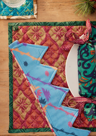 Mystery Boho Recycled Sari Party Hat Crown