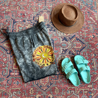 Celestial Dreamer Summer Lounge Shorts 100% Cotton