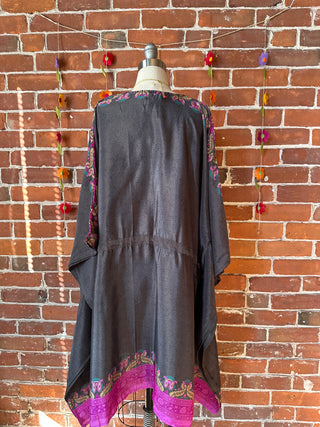 Plus Size Upcycled Adjustable Sari Tunic