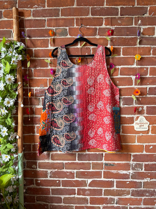 Bohemian Journey Kantha Tank - Fair Trade Made