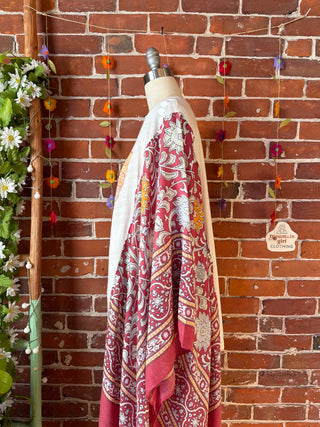 OOAK Autumn Collection- Pearl Classic Rock Boho Hi Lo Poncho Top