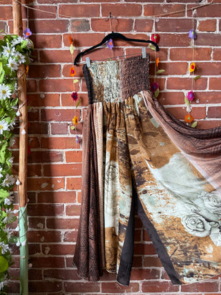 Festival Drift Recycled Sari Palazzo Pants - Fair Trade Made
