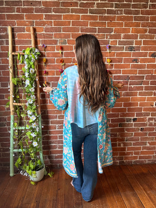 Upcycled Grateful Dead Tie Dye Inspired Hi Lo Hybrid Top
