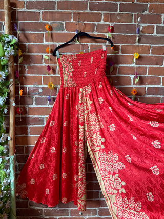 Festival Drift Recycled Sari Palazzo Pants - Fair Trade Made