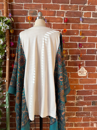 OOAK Autumn Collection- Fleetwood Mac Boho Hi Lo Poncho Top