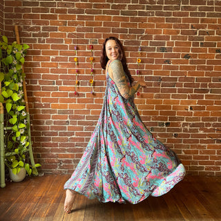 Delphia Recycled Sari Dress w/ Pockets