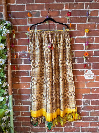 Festival Drift Recycled Sari Pants - “Plus” Size - Fair Trade Made
