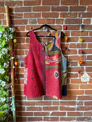 Bohemian Journey Kantha Tank - Fair Trade Made