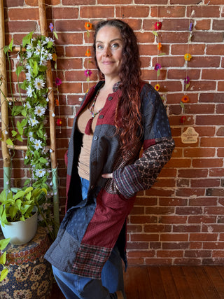 Autumn Moon Patchwork Jacket - Fair Trade Made