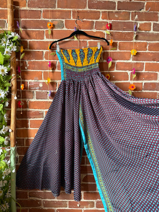 Festival Drift Recycled Sari Palazzo Pants - Fair Trade Made