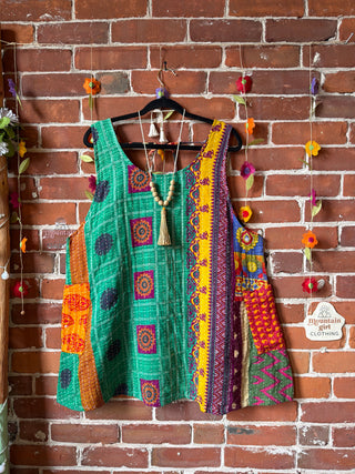 Bohemian Journey Kantha Tank - Fair Trade Made