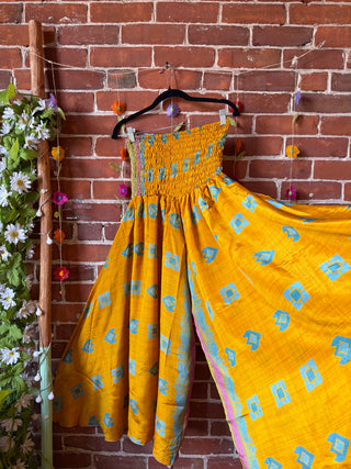 Festival Drift Recycled Sari Palazzo Pants - Fair Trade Made