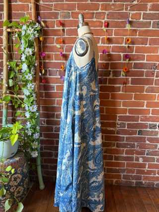 Delphia Recycled Sari Dress w/ Pockets