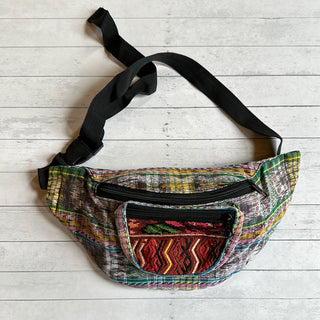 Upcycled Embroidered Fanny Pack