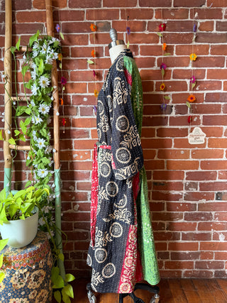 Riverstone Kantha Robe Kimono - Fair Trade Made