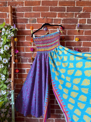 Festival Drift Recycled Sari Palazzo Pants - Fair Trade Made