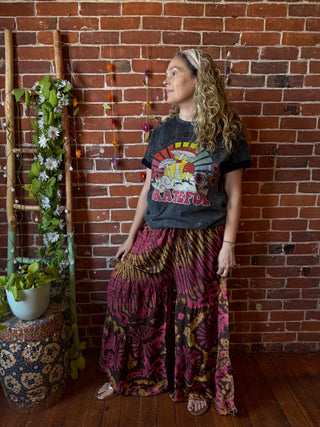 Raven Tie Dye Wide Leg Palazzo Pants - Multiple Colors Available