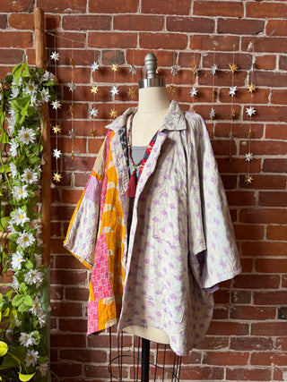 OOAK Winter Collection - Upcycled Dolly Parton Inspired Vintage Kantha Jacket