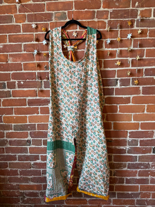 2 in 1 Ophelia Kantha Harem Wide Leg Jumpsuit / Overalls