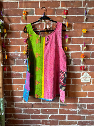 Bohemian Journey Kantha Tank - Fair Trade Made