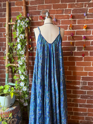 Delphia Recycled Sari Dress w/ Pockets