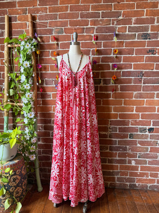 Delphia Recycled Sari Dress w/ Pockets