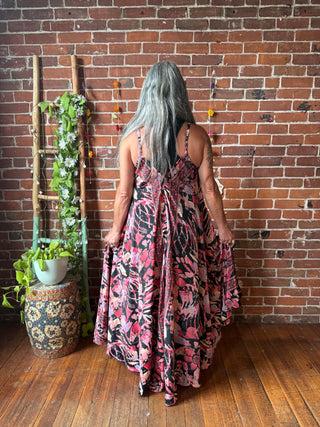 Delphia Recycled Sari Dress w/ Pockets