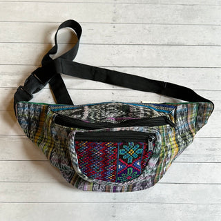 Upcycled Embroidered Fanny Pack