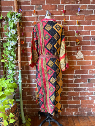Riverstone Kantha Robe Kimono - Fair Trade Made