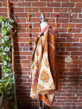 OOAK Summer Collection - Upcycled Guns N Roses Inspired Vintage Kantha Jacket