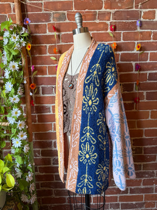 Autumn Stroll Boho Berber Cardigan