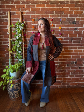 Autumn Moon Patchwork Jacket - Fair Trade Made