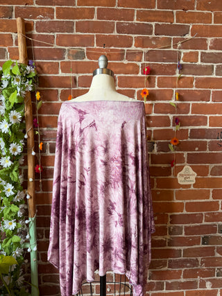 OOAK Spring Collection - Callisto Kantha Crescent Moon Tunic Poncho Top