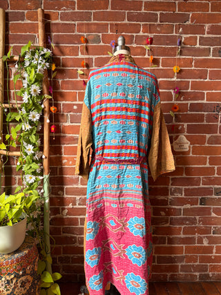 Riverstone Kantha Robe Kimono - Fair Trade Made