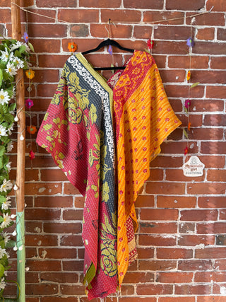 The Stella Convertible Reversible Kantha Tunic - One of A Kind - Many ways to wear