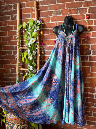 recycled sari silk dress Delphia Recycled Sari Dress w/ Pockets MountainGirlClothing