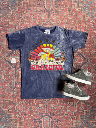 Grateful Mineral Wash T-Shirt 100% Cotton