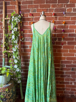 Delphia Recycled Sari Dress w/ Pockets