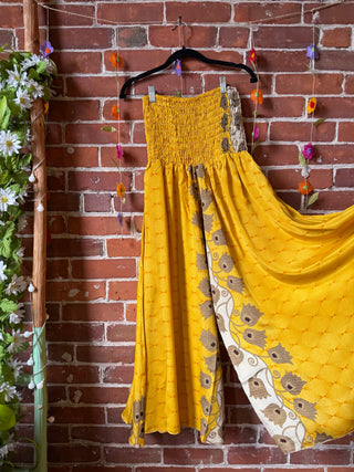 Festival Drift Recycled Sari Palazzo Pants - Fair Trade Made