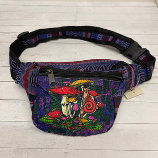 Mushroom Fanny Pack- Purples